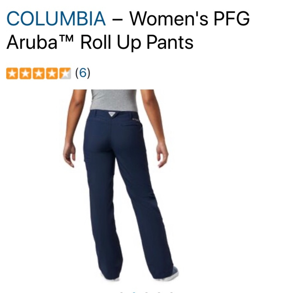 Columbia Pfg roll up pants women’s